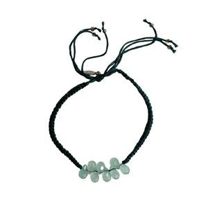American Eagle Outfitters green beaded cord bracelet